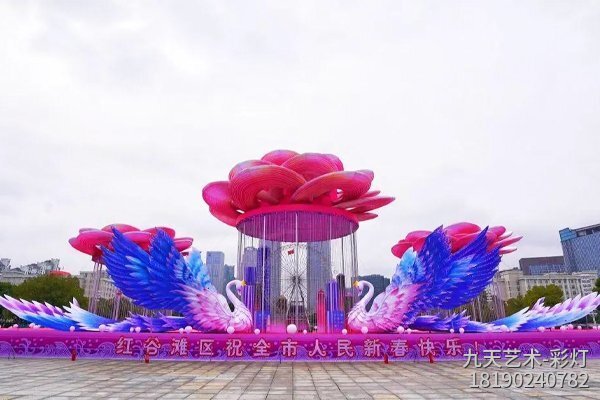南昌新春主题造型彩灯