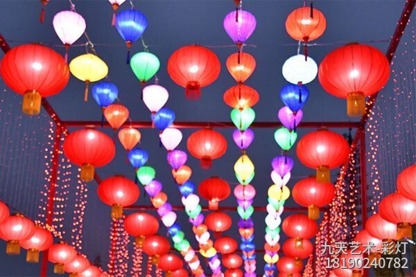 中式手工球形灯笼传统灯笼