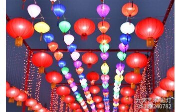 中式手工球形灯笼传统灯笼
