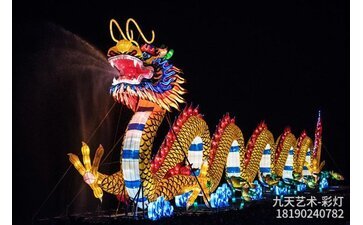 大型中國龍彩燈
